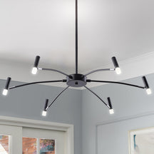 Lustre LED Moderne avec Têtes Réglables - Élégance et Efficacité Énergétique
