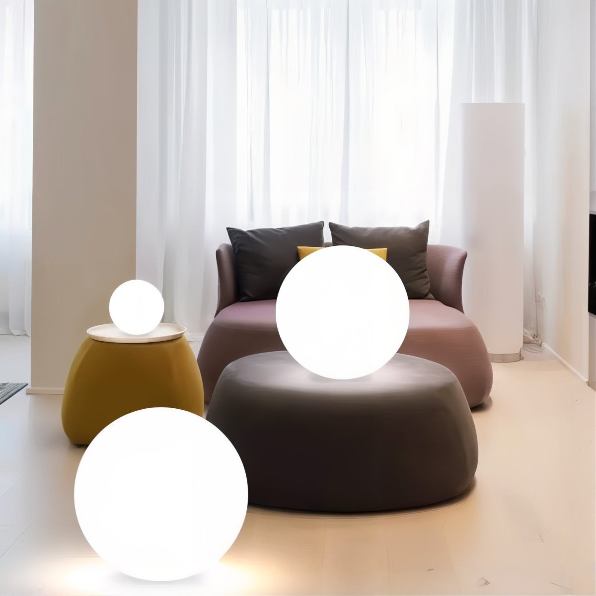 Lampe LED Portable de Jardin - Éclairage Rechargeable et Ambiance Colorée