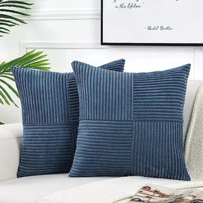 Housses de Coussin en Velours Côtelé - Douceur et Élégance pour Votre Décor