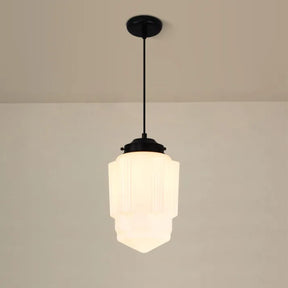 Lampe Pendante Géométrique Vintage - Éclairage Chaud et Design Élégant