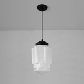 Lampe Pendante Géométrique Vintage - Éclairage Chaud et Design Élégant