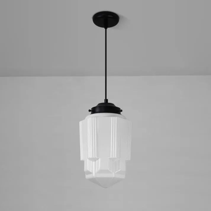 Lampe Pendante Géométrique Vintage - Éclairage Chaud et Design Élégant