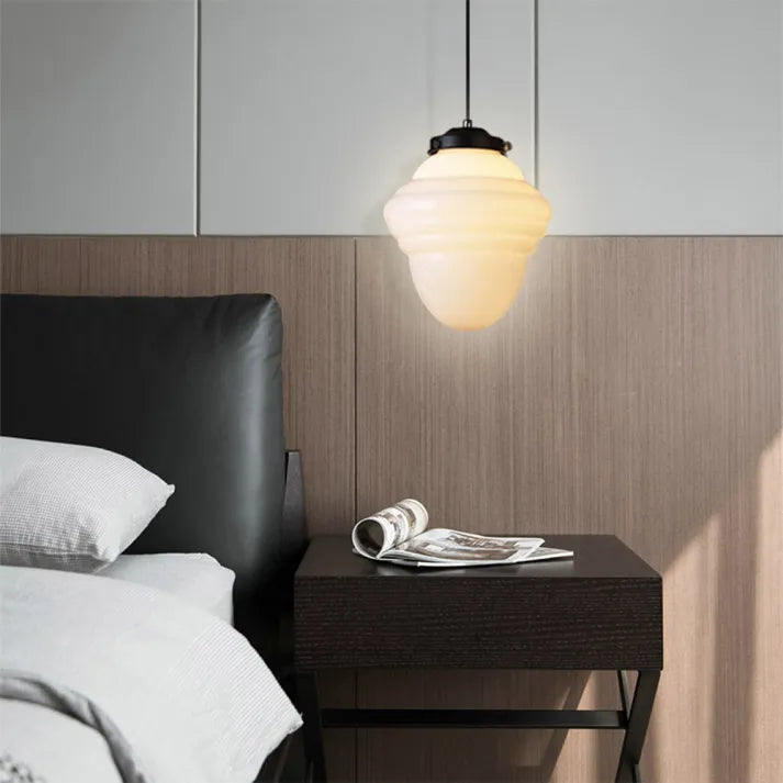 Lampe Pendante Géométrique Vintage - Éclairage Chaud et Design Élégant
