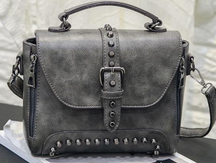 Sac à main vintage en cuir pour femme avec rivets élégant - jolieNova