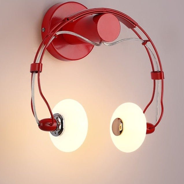 Lampe Murale LED Casque - Ambiance Musicale et Design Unique