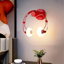 Lampe Murale LED Casque - Ambiance Musicale et Design Unique
