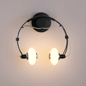 Lampe Murale LED Casque - Ambiance Musicale et Design Unique