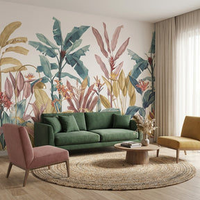Tropical Scandi Wallpaper