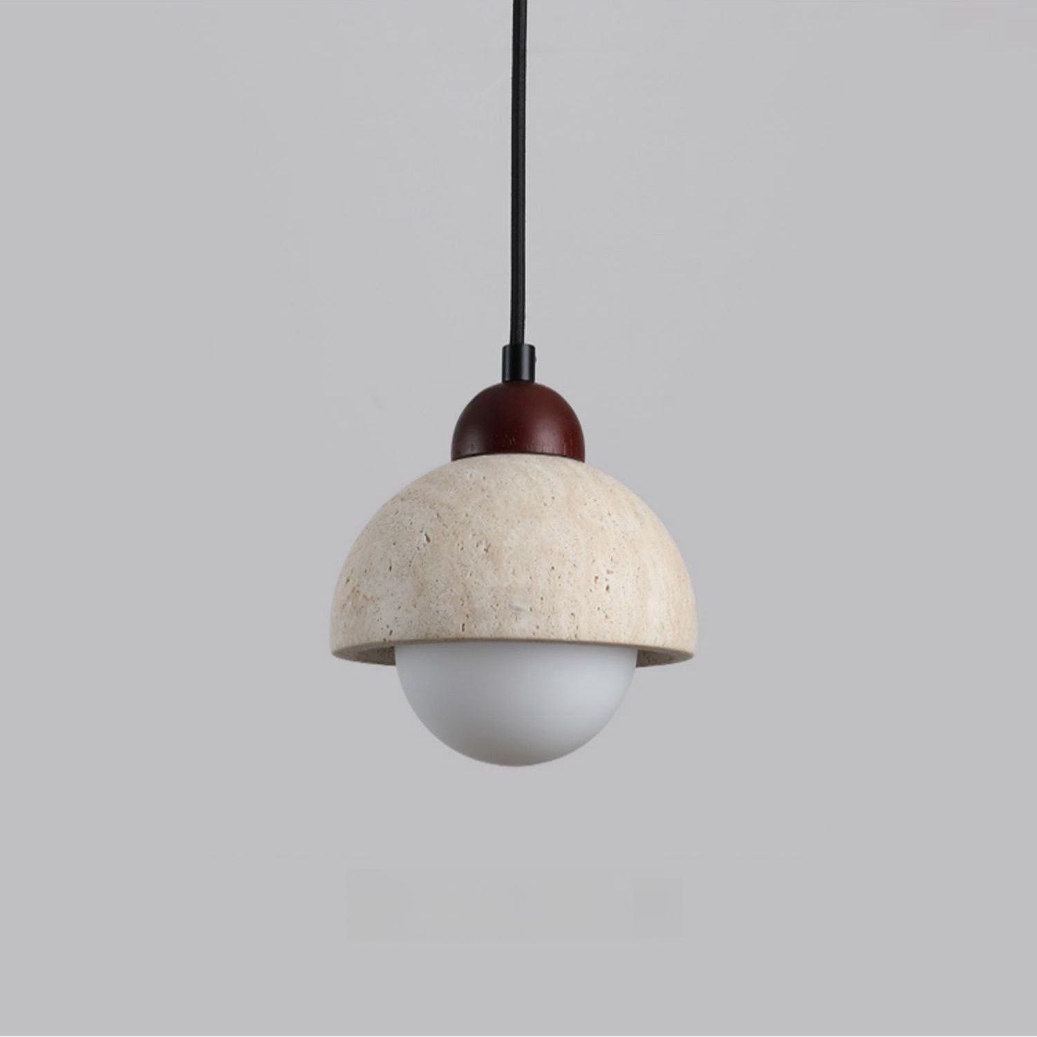 Suspension en Marbre Naturel - Éclairage Élégant et Durable