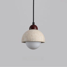 Suspension en Marbre Naturel - Éclairage Élégant et Durable