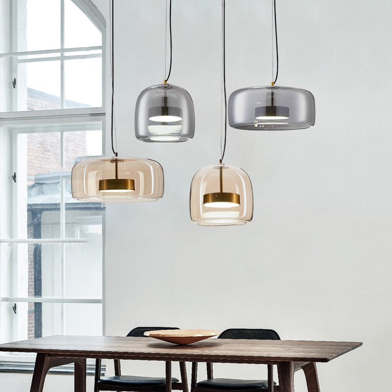 Éclairage en Verre Moderne - Élégance Chic et Accueillante