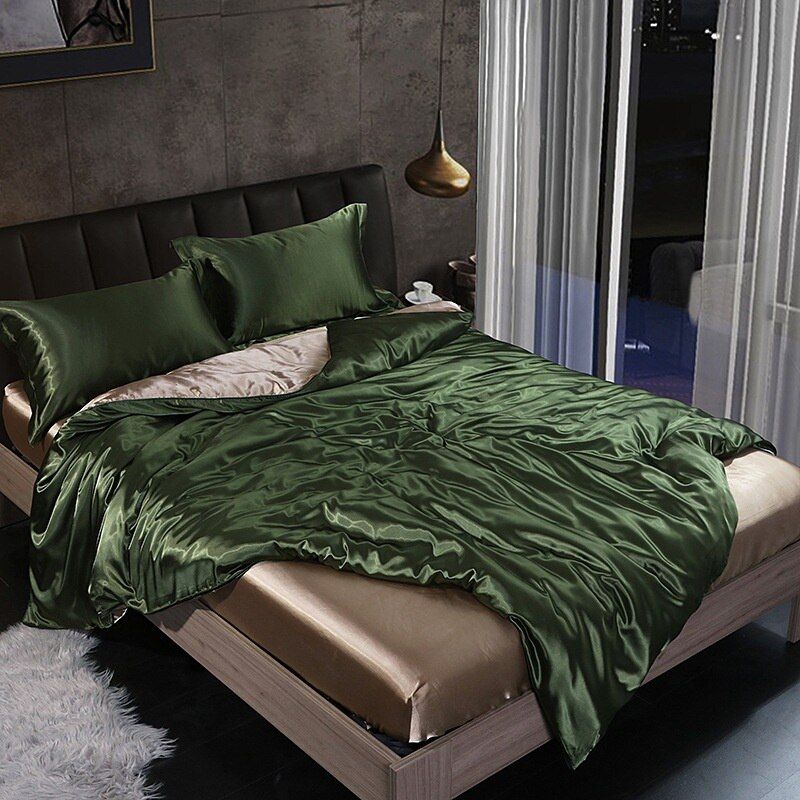 Ensemble de Literie en Soie - Luxe et Confort Ultime pour le Sommeil