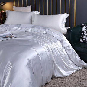 Ensemble de Literie Satin Coton - Confort Luxueux et Régulation de Température