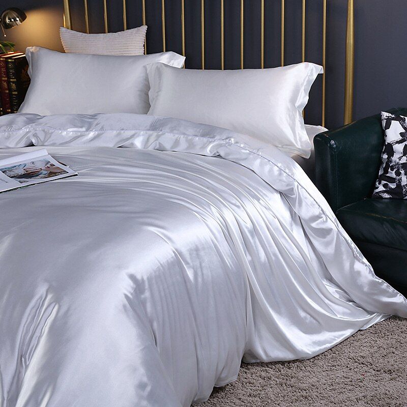 Ensemble de Literie Satin Coton - Confort Luxueux et Régulation de Température