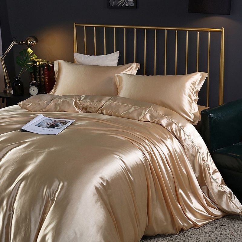Ensemble de Literie en Soie - Luxe et Confort Ultime pour le Sommeil