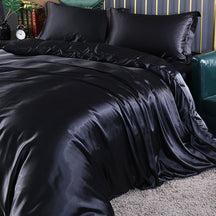 Ensemble de Literie Satin Coton - Confort Luxueux et Régulation de Température