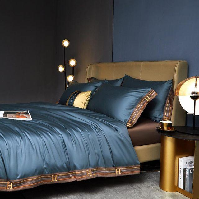 Housse de Couette en Coton Égyptien - Confort et Durabilité Inégalés