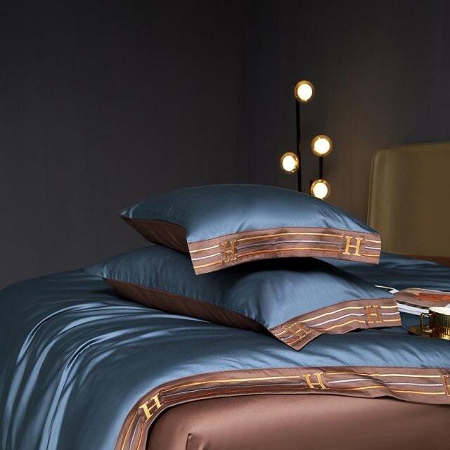 Housse de Couette en Coton Égyptien - Confort et Durabilité Inégalés
