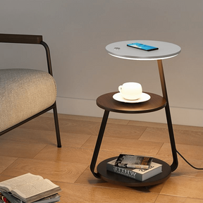 Table d'appoint Design Élégant - Rangement Pratique et Style Moderne