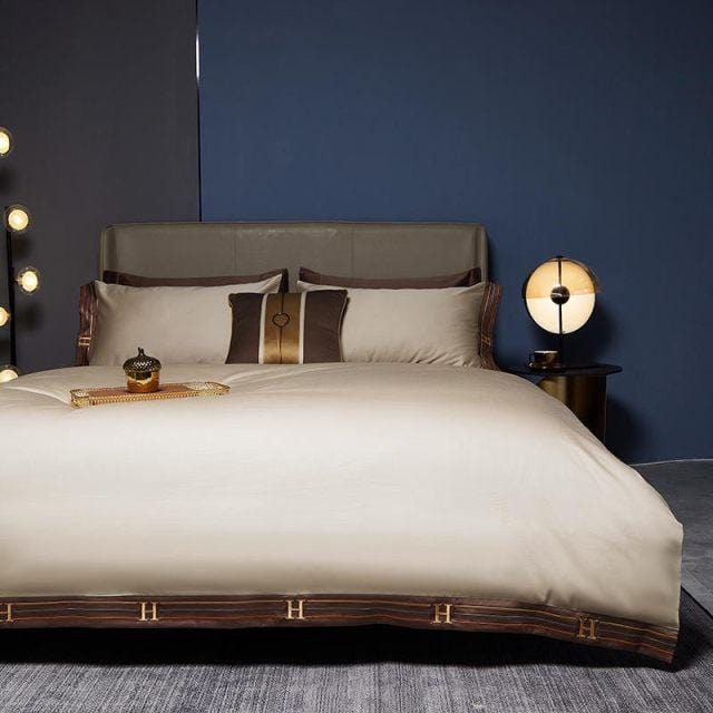 Housse de Couette en Coton Égyptien - Douceur et Durabilité Inégalées