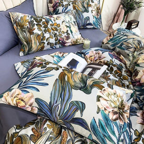 Housse de Couette en Coton Égyptien - Confort Luxueux et Élégance Moderne