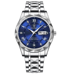 Montre Étanche pour Homme - Élégante en Acier Inoxydable et Précise