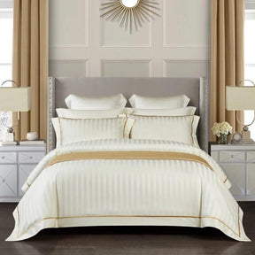 Housse de Couette en Coton Égyptien - Luxe et Confort Inégalés dans Votre Chambre