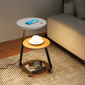 Table d'appoint Design Élégant - Rangement Pratique et Style Moderne