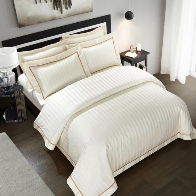 Housse de Couette en Coton Égyptien - Luxe et Confort Inégalés dans Votre Chambre
