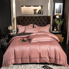 Ensemble de Literie en Coton Égyptien - Douceur et Design Raffiné pour Sommeil