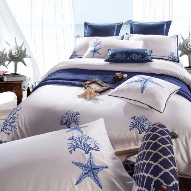 Ensemble de Literie en Coton Égyptien - Luxe et Confort Respirant pour Votre Chambre