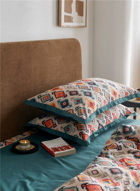 Ensemble de Couette en Coton Égyptien - Designs Exotiques et Élégants