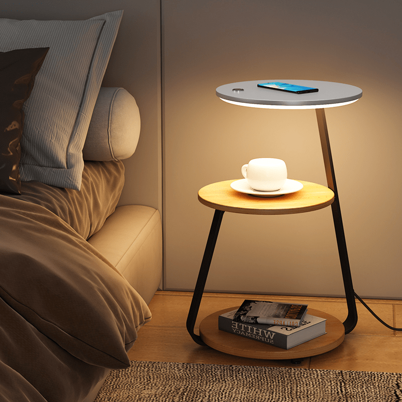 Table d'appoint Design Élégant - Rangement Pratique et Style Moderne