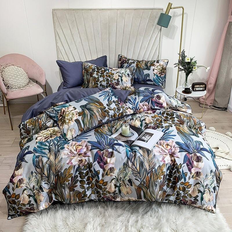 Housse de Couette en Coton Égyptien - Confort Luxueux et Élégance Moderne