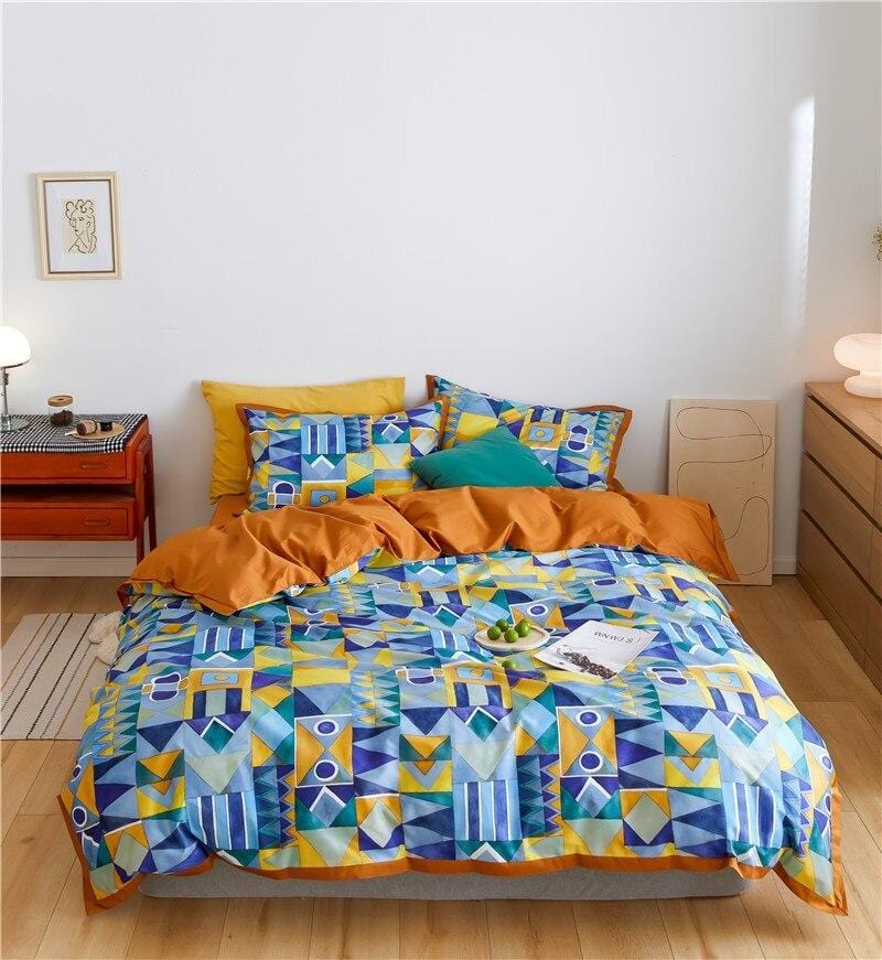 Ensemble de Couette en Coton Égyptien - Design Luxueux et Confort Inviting