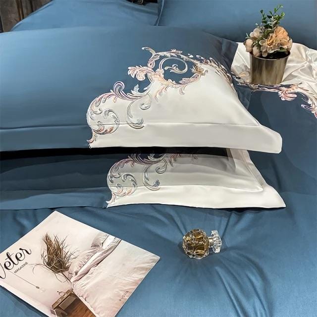 Ensemble de Couette en Coton Égyptien - Luxe et Confort Inégalés pour Votre Lit