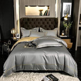 Ensemble de Literie en Coton Égyptien - Douceur et Design Raffiné pour Sommeil