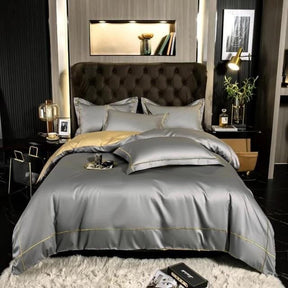 Ensemble de Literie en Coton Égyptien - Douceur et Design Raffiné pour Sommeil