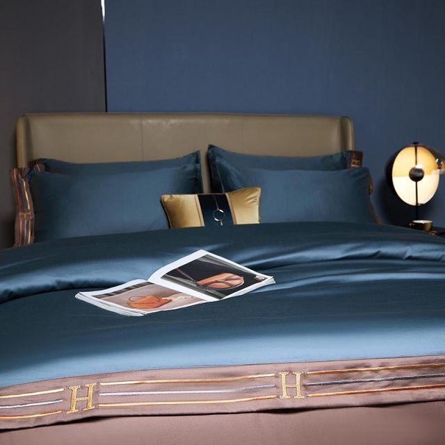 Housse de Couette en Coton Égyptien - Confort et Durabilité Inégalés