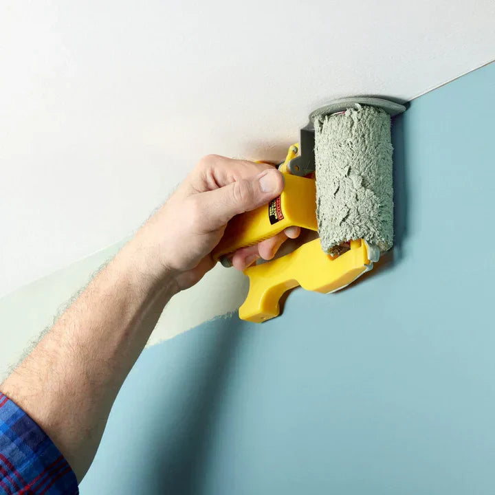 Rouleau de Peinture pour Coins et Bords - Guide de Précision et Poignée Ergonomique