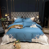 Ensemble de Couette en Coton Égyptien - Luxe et Confort Inégalés pour Votre Lit