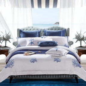 Ensemble de Literie en Coton Égyptien - Luxe et Confort Respirant pour Votre Chambre