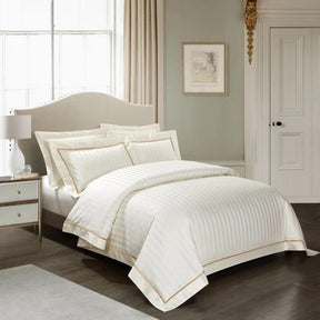 Housse de Couette en Coton Égyptien - Luxe et Confort Inégalés dans Votre Chambre