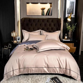 Ensemble de Literie en Coton Égyptien - Douceur et Design Raffiné pour Sommeil