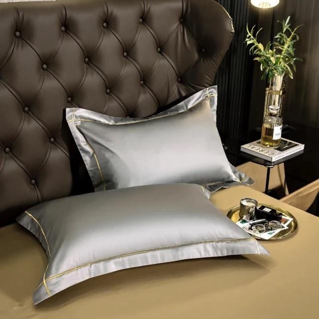 Ensemble de Literie en Coton Égyptien - Douceur et Design Raffiné pour Sommeil
