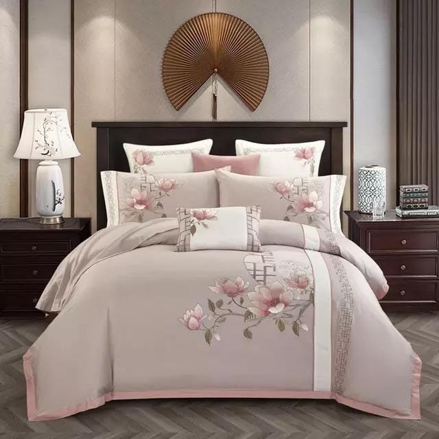 Ensemble de Literie en Coton Égyptien - Douceur et Élégance pour Votre Chambre