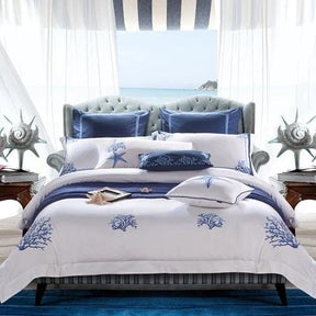 Ensemble de Literie en Coton Égyptien - Luxe et Confort Respirant pour Votre Chambre