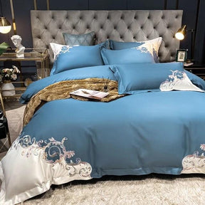 Ensemble de Couette en Coton Égyptien - Luxe et Confort Inégalés pour Votre Lit