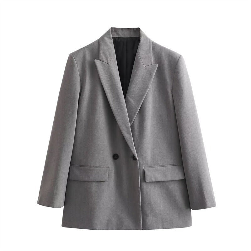 Manteau Cape en Laine pour Femmes - Design Ample avec Col Revers et Boutonnage