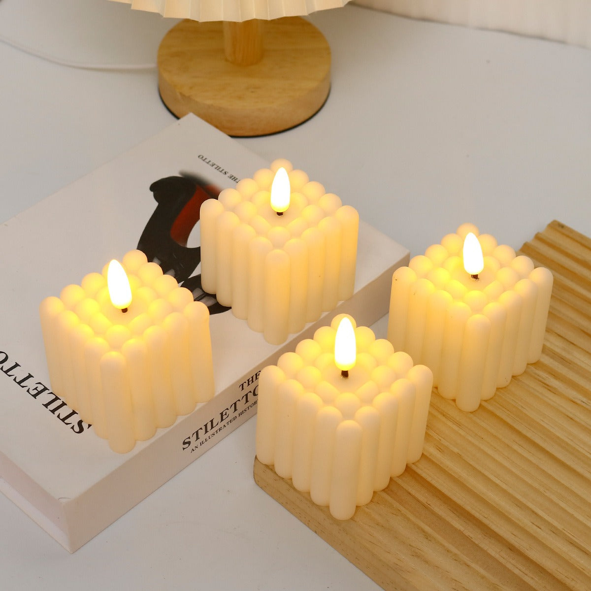 Bougie LED Boule à Neige - Éclat Scintillant et Ambiance Hivernale